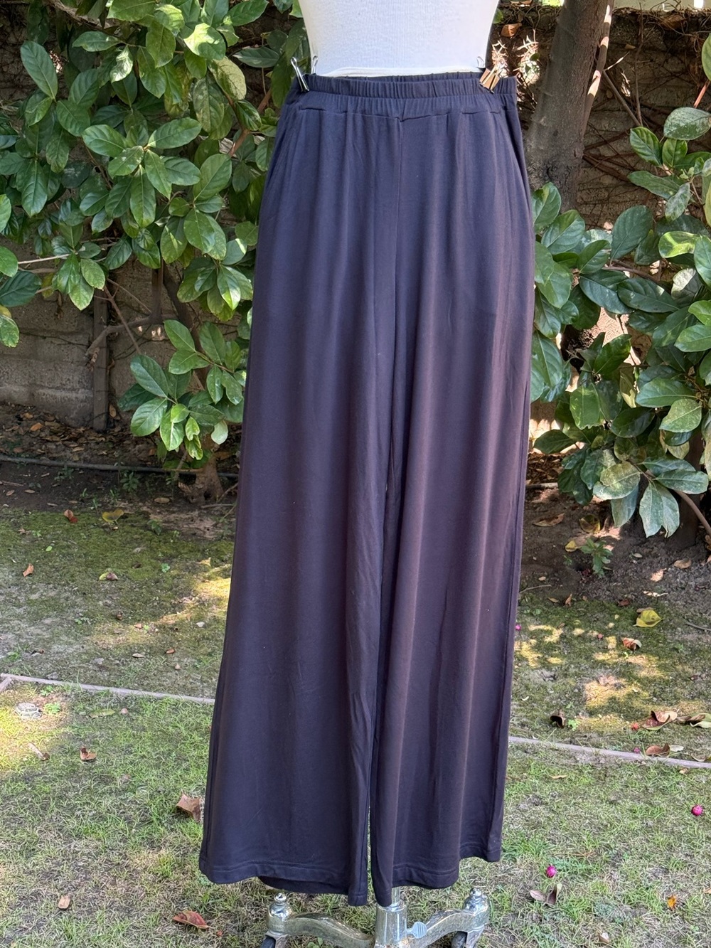 Per Se by Carlisle wide-leg jersey pants - SIze S